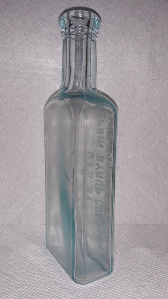 CALDWELL'S SYRUP PEPSIN MONTICELLO, ILLINOIS. AQUA MEDICINE BOTTLE