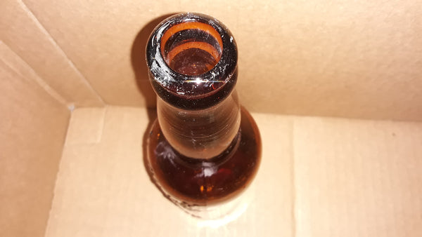 HINCKEL BREWING Co ALBANY NY. BOSTON MASS. MANCHESTER N.H. REGISTERED AMBER BEER BOTTLE