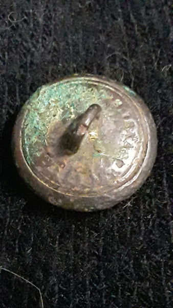 CONFEDERATE STATES NAVY (CSN) BRASS BUTTON - CIVIL WAR- S. ISAAC & CAMPBELL