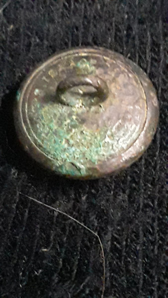 CONFEDERATE STATES NAVY (CSN) BRASS BUTTON - CIVIL WAR- S. ISAAC & CAMPBELL