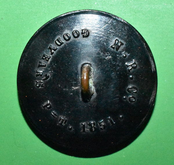 Goodyear's 1851 Rubber Button