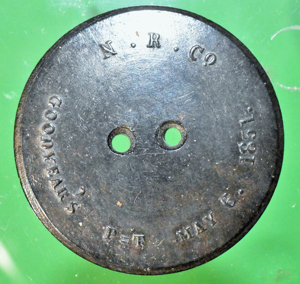 This is a Good year 1851 button in nice shape