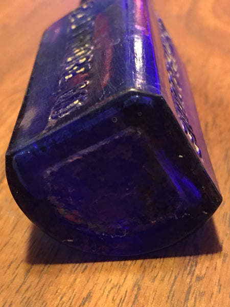 Sharp & Dohme Baltimore, MD. Pre 1900's Cobalt Bottle (Uncleaned)